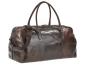 Preview: Reisetasche Leder 55x26x26cm Sporttasche Weekender "Newport" coffee