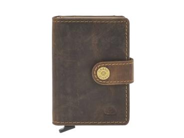 Wallet Kartenetui Leder mit Scheinfach