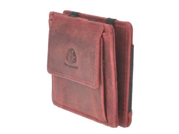 Leder Magic Wallet "Vintage RFID" Rusty Red