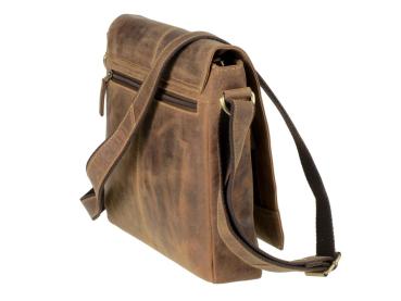 Leder Schultertasche DIN A4