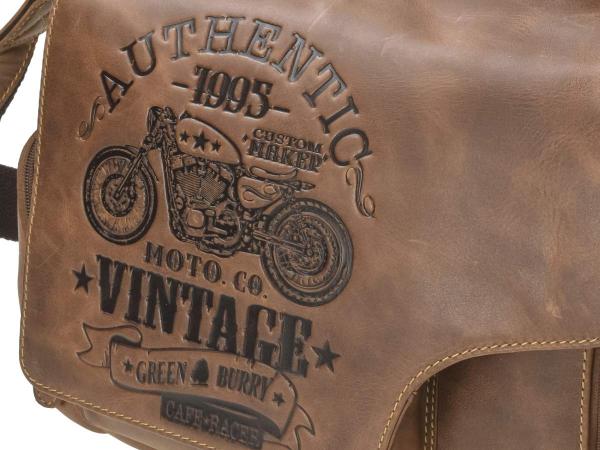 Biker Schultertasche Cafe Racer