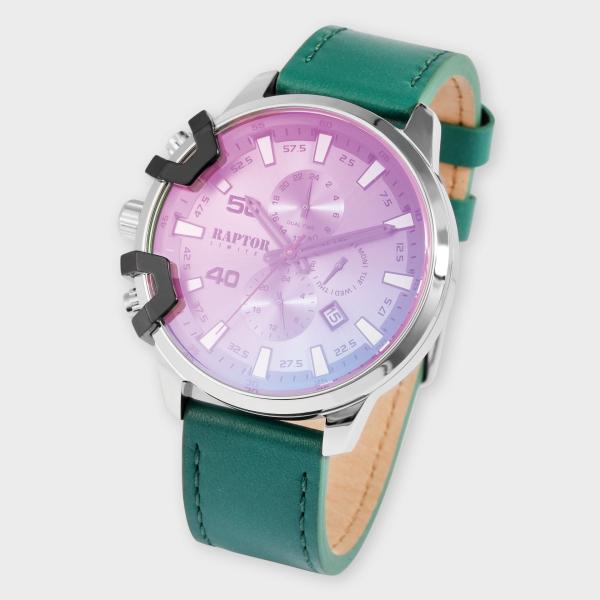 Raptor Limited Herren Multifunktionsuhr "Arve" mit Lederarmband