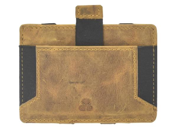 Leder Magic Wallet "Vintage RFID" Sahara Tan