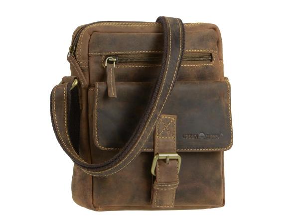 Leder Schultertasche Vintage