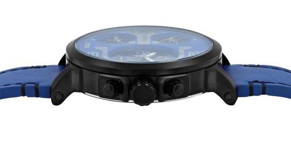 RAPTOR LIMITED Multifunktions-Herrenuhr "Maxx" Echtlederband