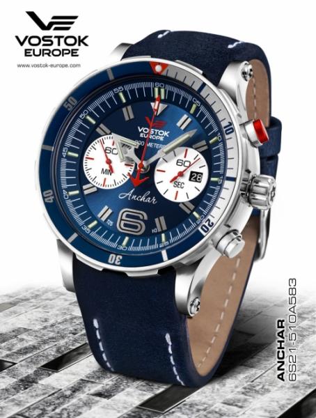 Vostok Europe Anchar Chrono Edelstahl