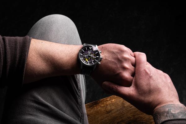 Vostok Europe Expedition North Pole 'Polar Poppy' Solar Chrono