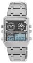 Raptor Herrenuhr "Jax" Triple-Time, Multifunktion mit Edelstahlarmband