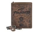 Leder RFID Kettenbörse Memphis "Racing Collection"