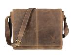 Leder A4-Umhängetasche "Vintage"