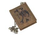 Leder Kettenbörse Skull "Vintage Biker"