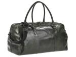 Reisetasche Leder 55x26x26cm Sporttasche Weekender "Newport" british green